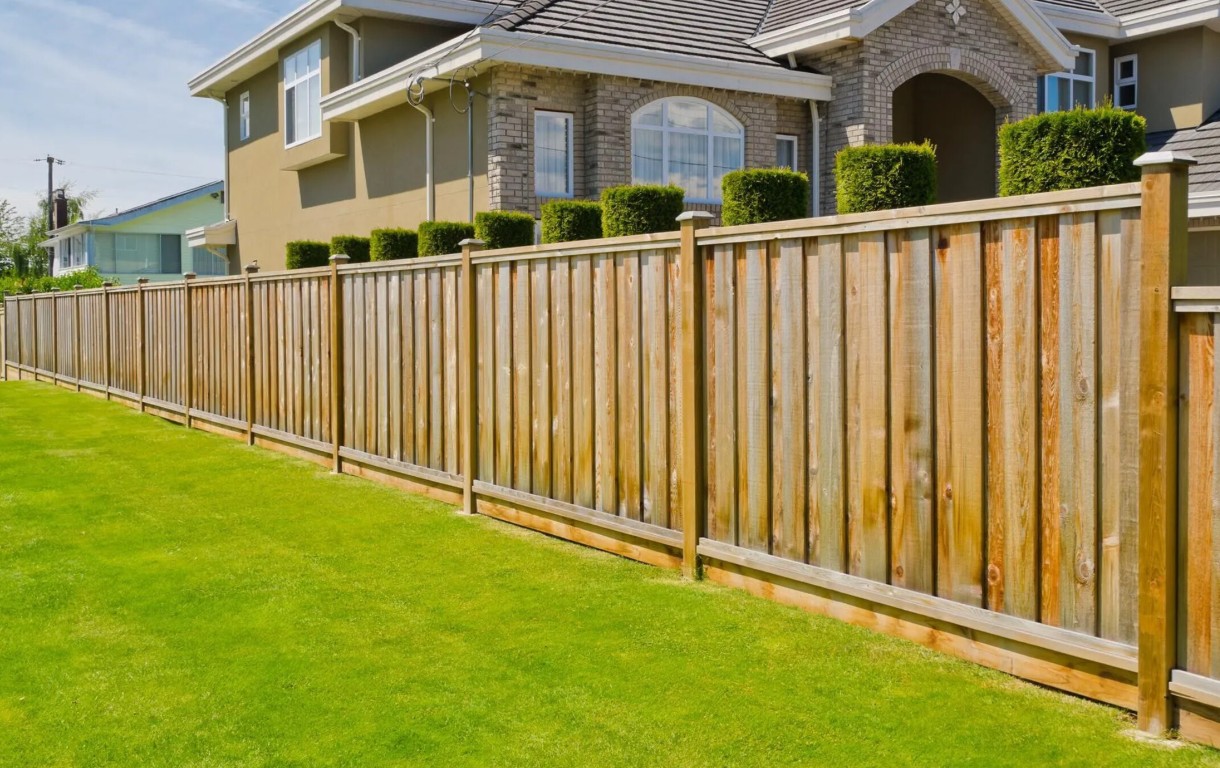 Beautiful wood fence installation for residential properties in Madera, CA
